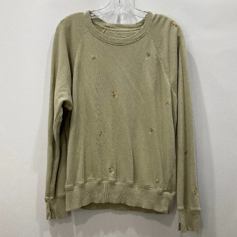 Sweatshirt Crewneck By Aerie In Green, Size: Xs