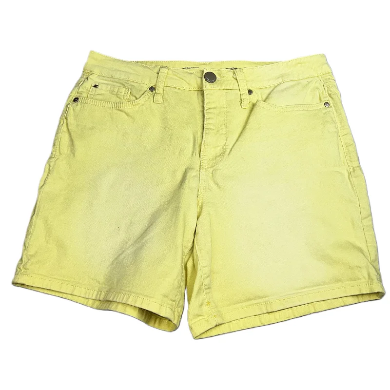 Yellow Denim Shorts By Seven 7, Size: 10