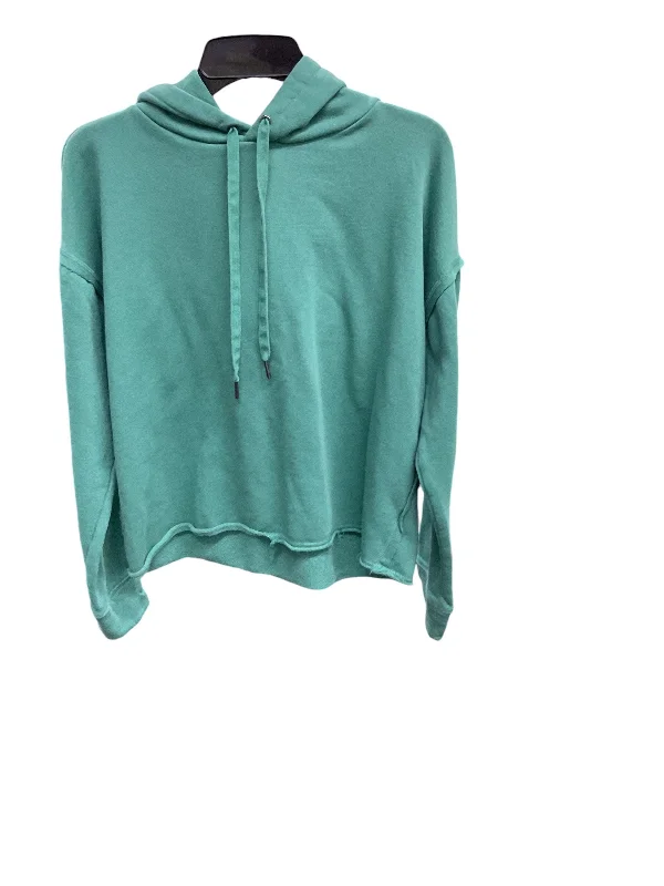 Sweatshirt Hoodie By Evereve In Green, Size: L