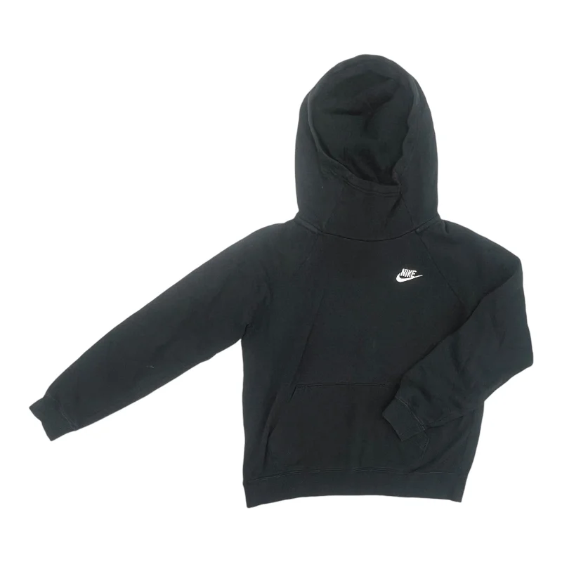 Athletic Sweatshirt Hoodie By Nike Apparel In Black, Size:S