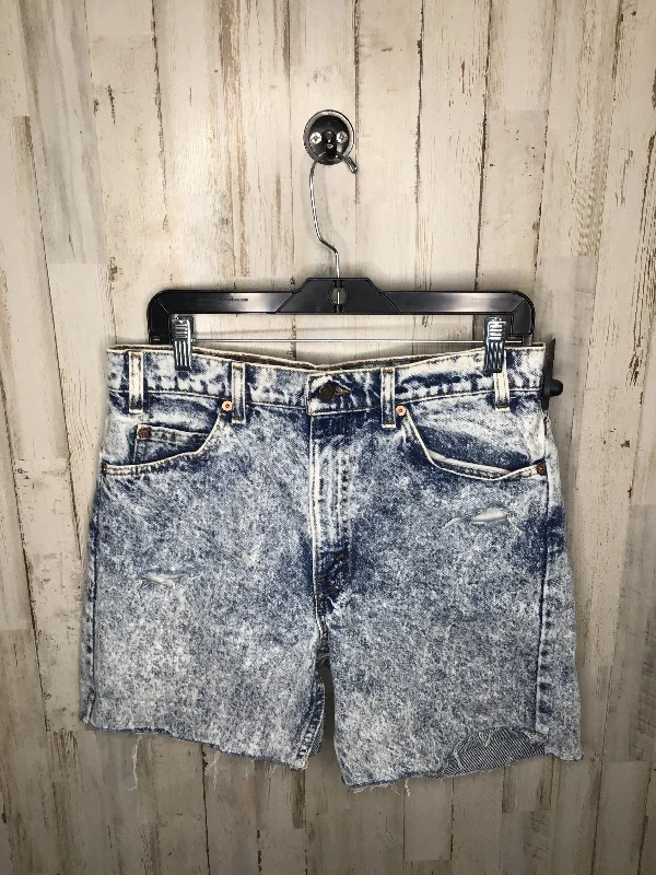 Blue Denim Shorts Levis, Size 18