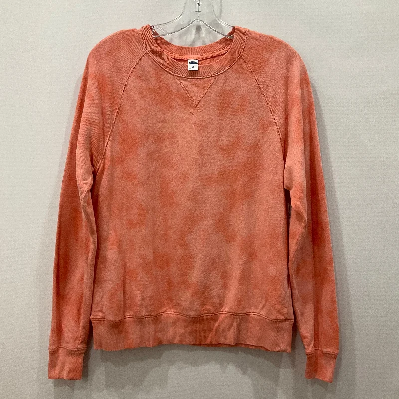 Sweatshirt Crewneck By Old Navy In Coral, Size: Xs