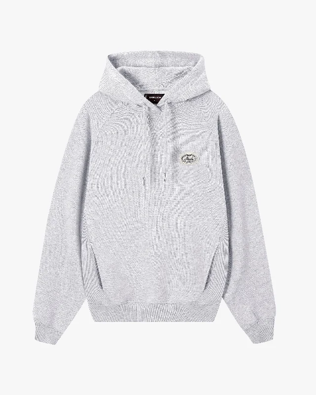 ESSENTIALS HOODIE GREY MELANGE