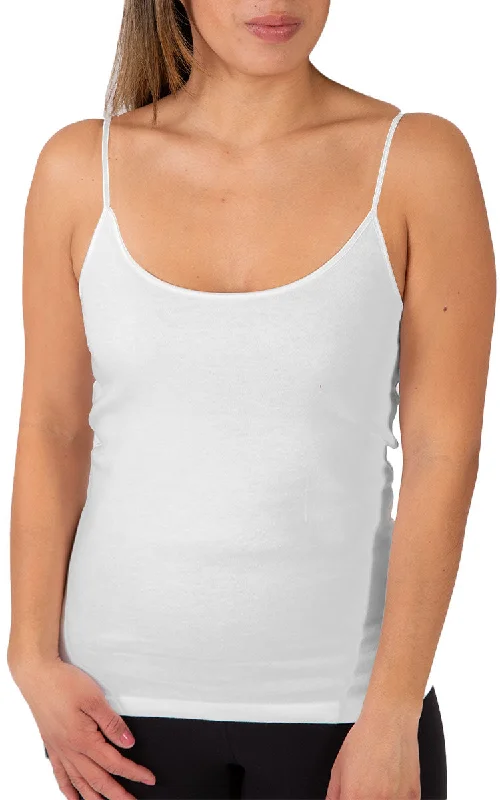 Emmebivi 100% Cotton Singlet in White 13831