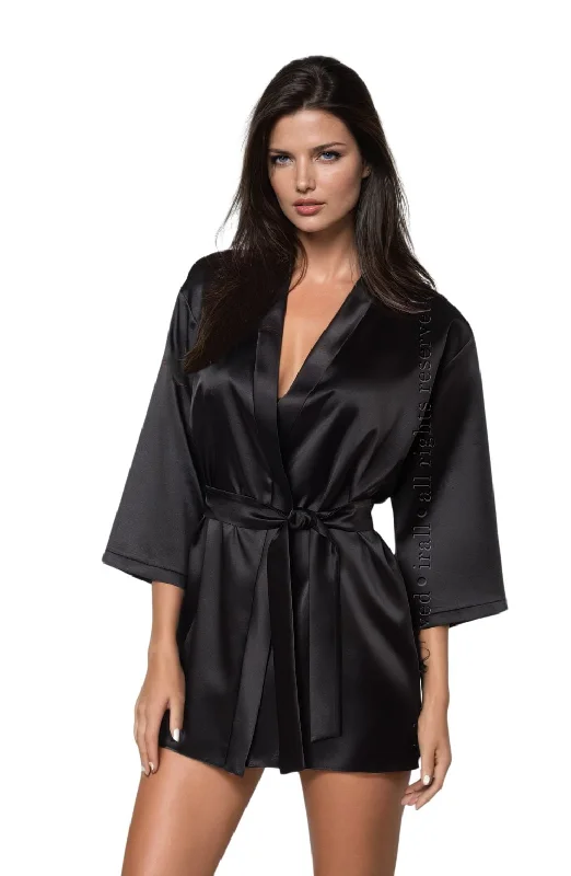 Irall Aria Dressing Gown Black