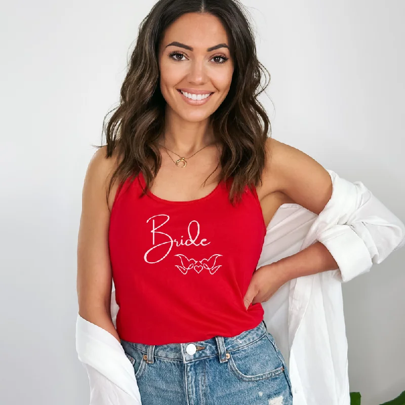 Bride with love birds Tank Top