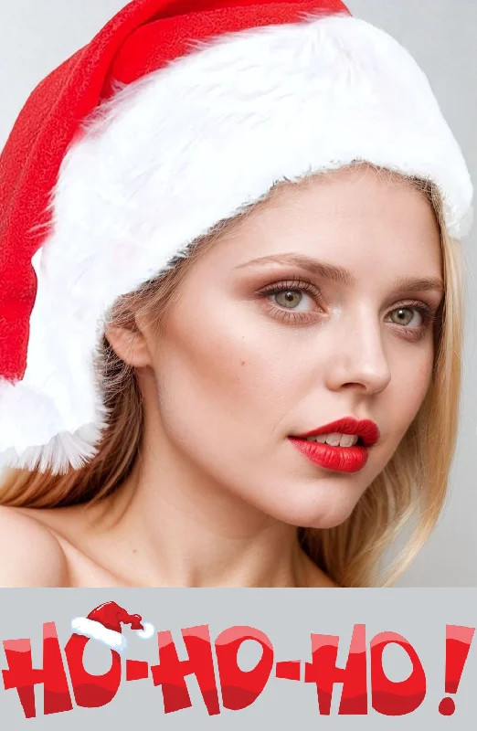 YesX YX Red/White Santa Hat