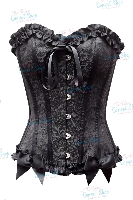 Demann Brocade Burlesque Overbust Corset