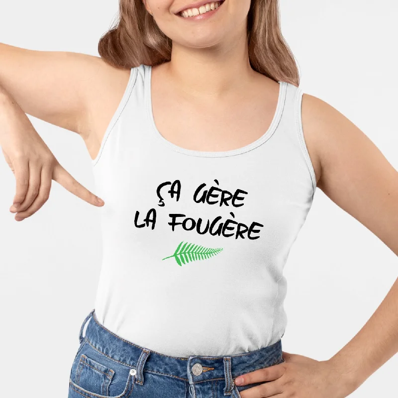 Débardeur Femme Ça gère la fougère