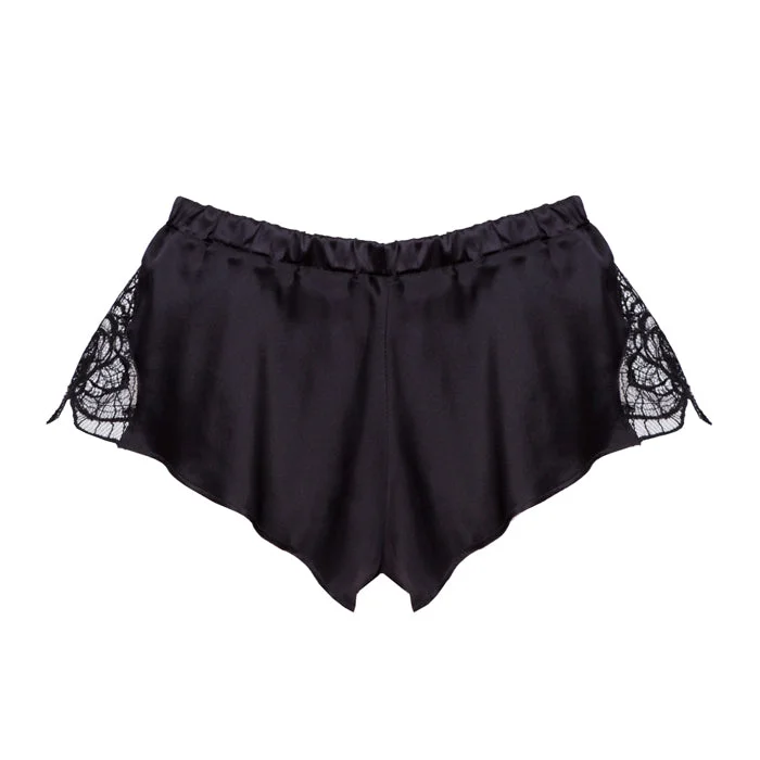 Tiffany Black Flared Shorts