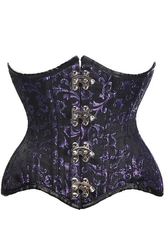 Daisy TD-1190 Brocade Double Steel Boned Under Bust Corset