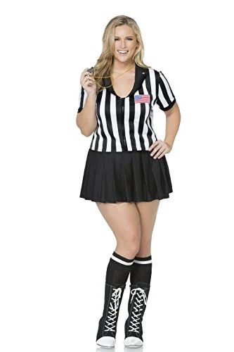 Mystery House Plus Size Referee Costume - M1640W