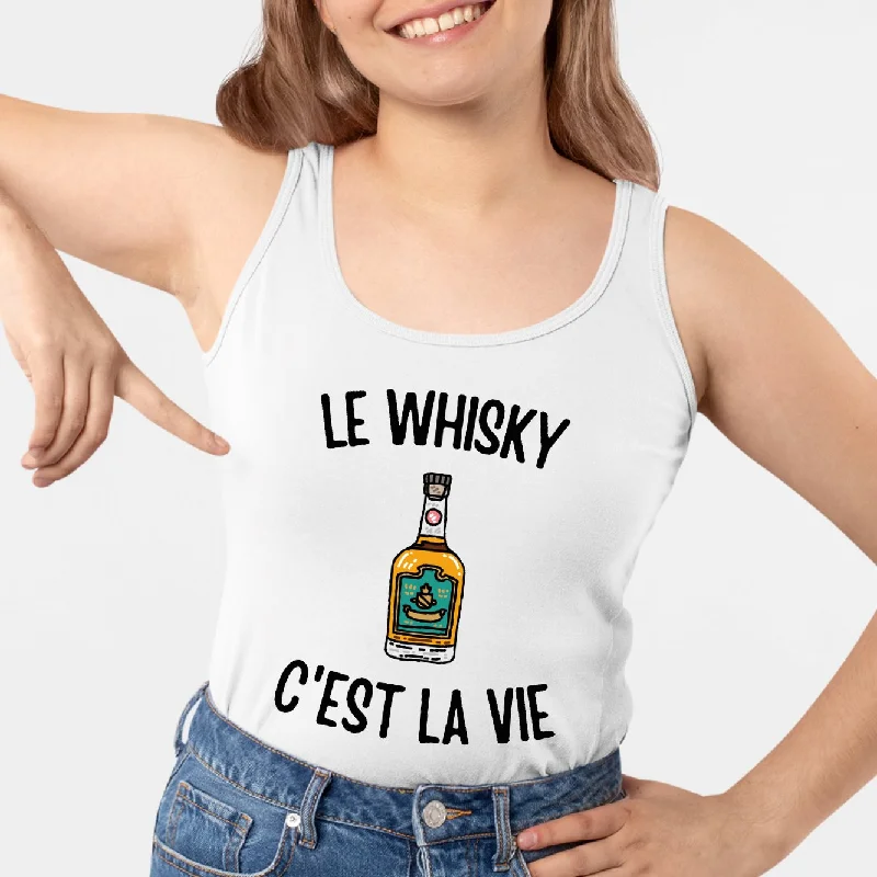 Débardeur Femme Le whisky c'est la vie