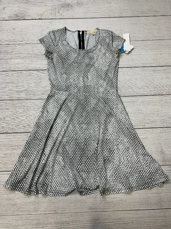 Black White Dress Casual Short Michael Kors, Size Xs