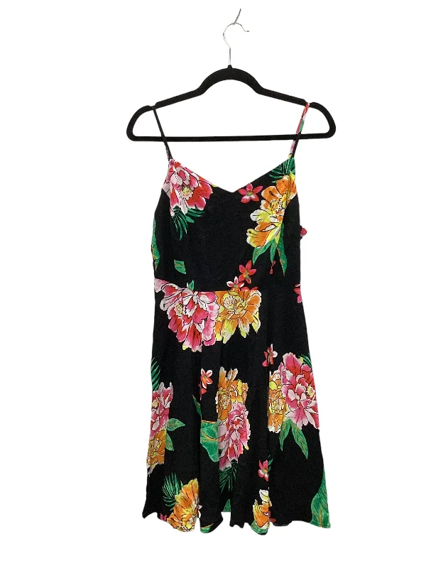 Floral Print Dress Casual Short Old Navy, Size L