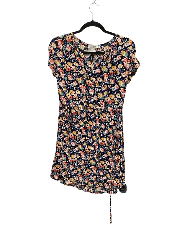 Multi-colored Dress Casual Short Loft, Size Xxs