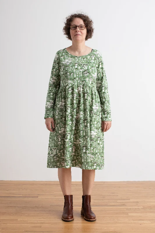 Women's Copenhagen Dress - Fungi Green