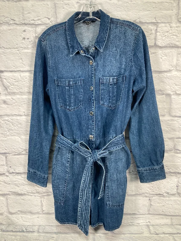 Blue Denim Romper Express, Size L