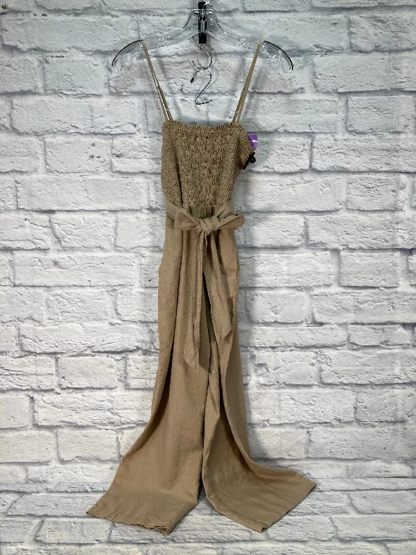 Tan Jumpsuit House Of Harlow, Size S