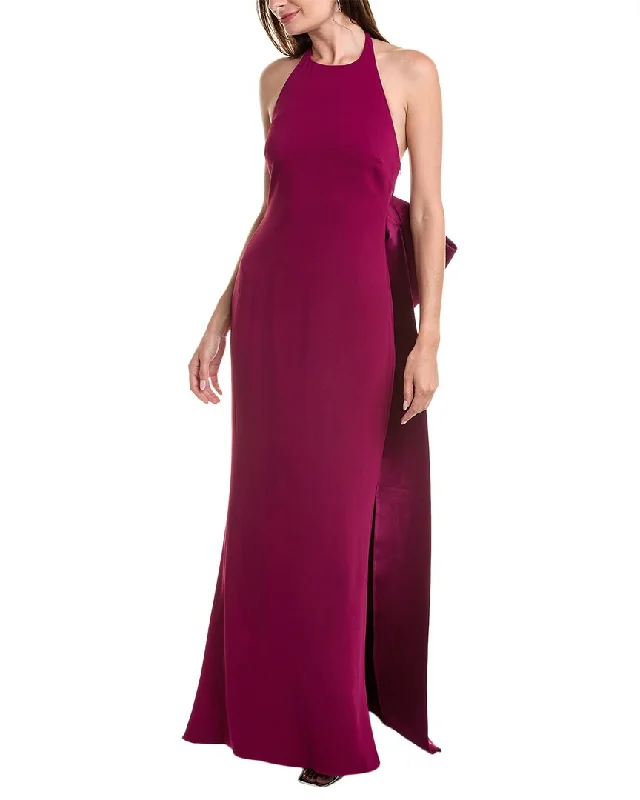 Badgley Mischka Bow Back Gown