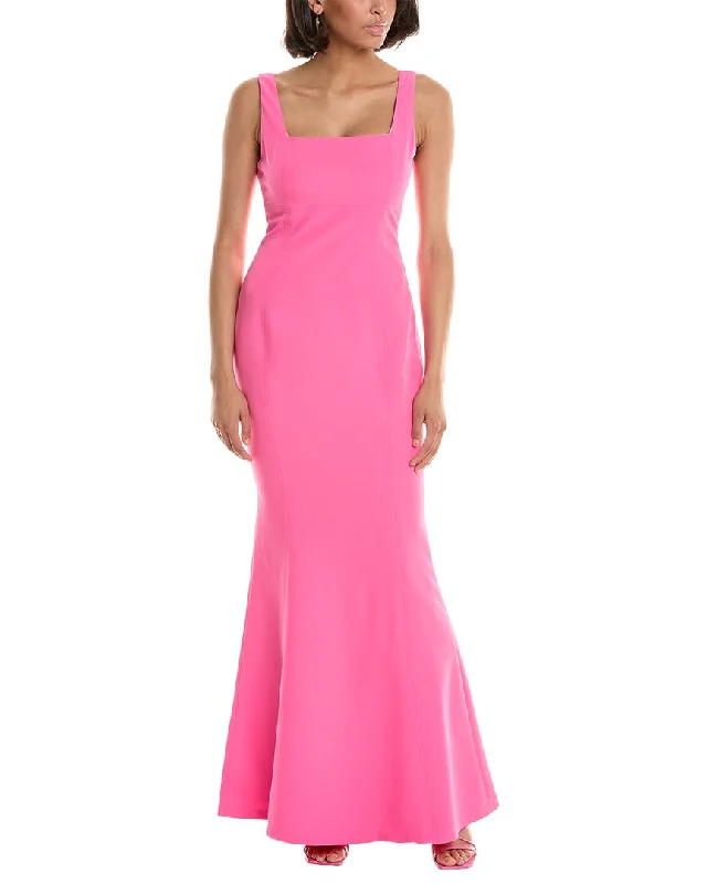 Laundry by Shelli Segal Square Neck Gown