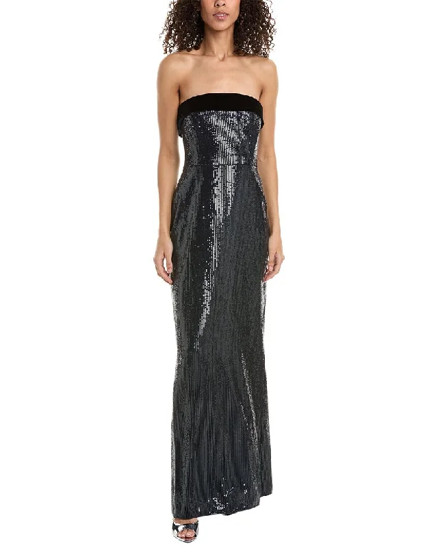 ML Monique Lhuillier Reese Sequins Gown