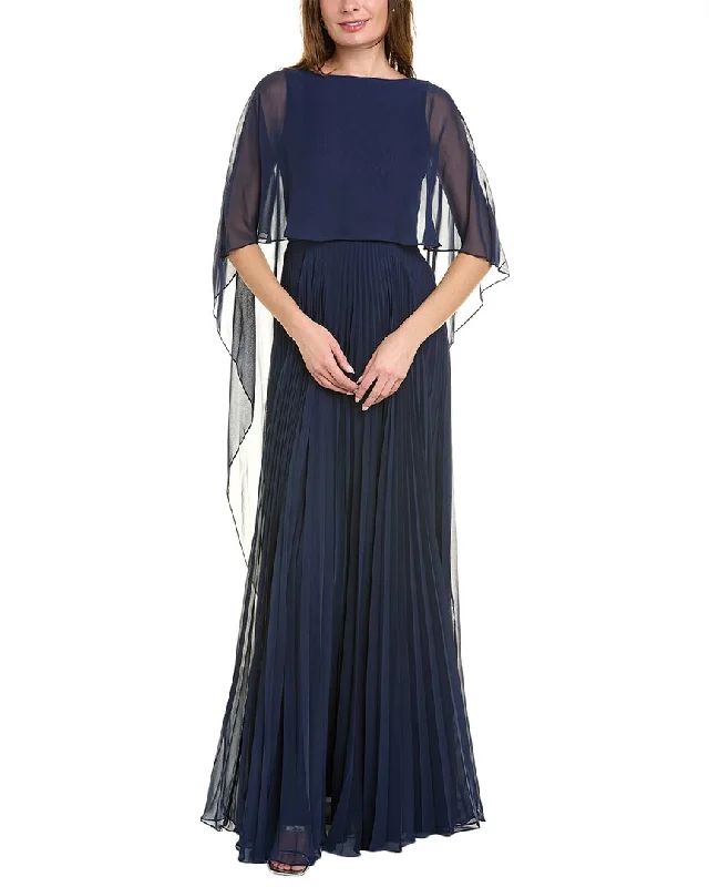 Teri Jon by Rickie Freeman Chiffon Gown