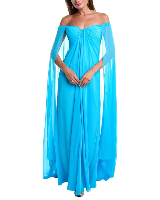 Teri Jon by Rickie Freeman Chiffon Gown