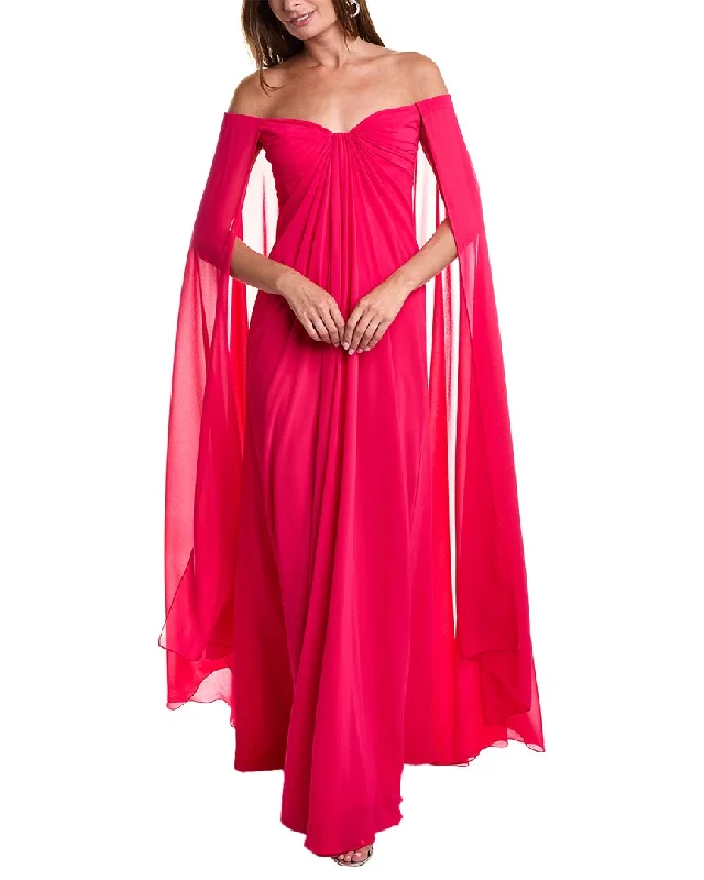 Teri Jon by Rickie Freeman Chiffon Gown