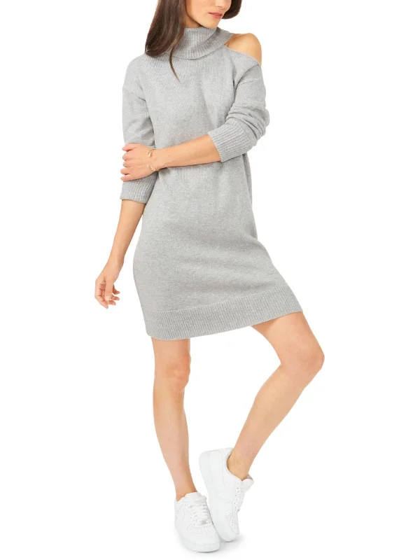 Womens Cut-out Midi Sweaterdress