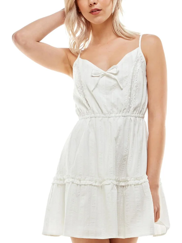 Juniors Womens Daytime Mini Sundress