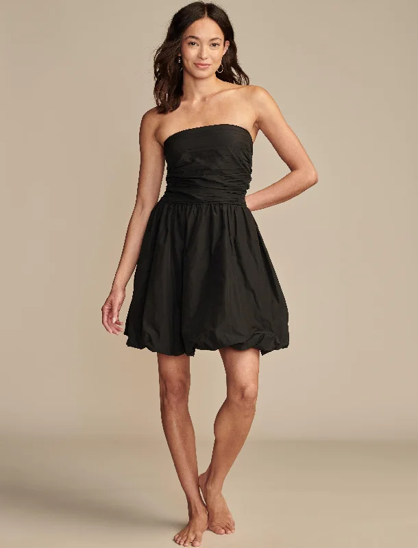 Lucky Brand Women's Bubble Hem Mini Dress