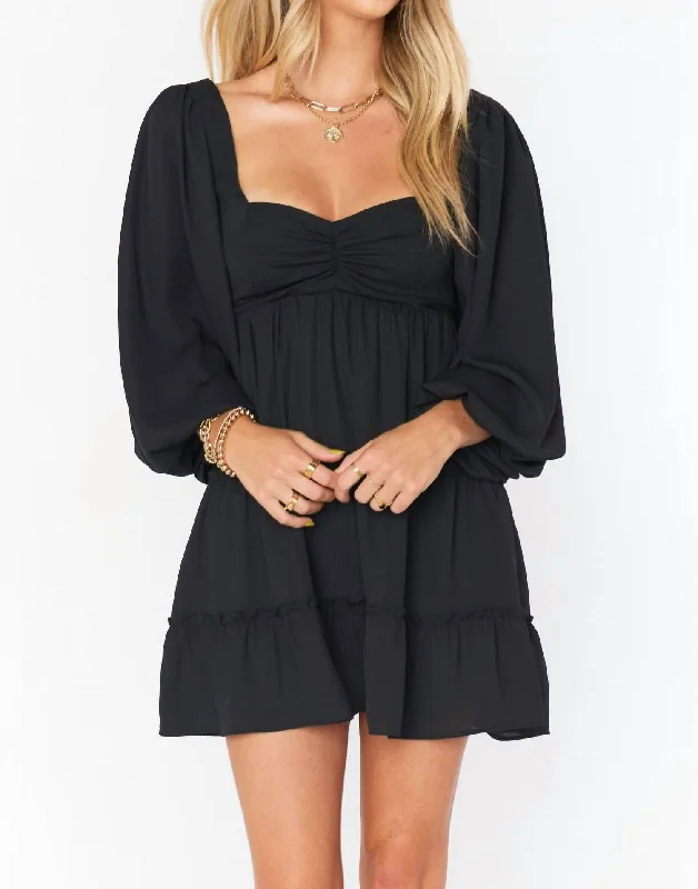 Mandi Mini Dress In Black