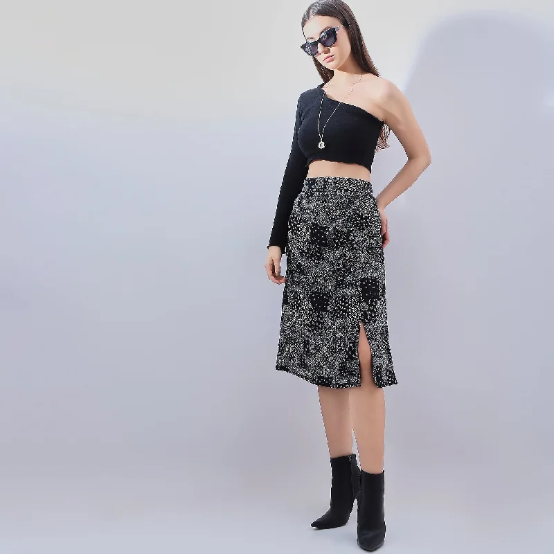 Relaxed Fit Printed Skirts