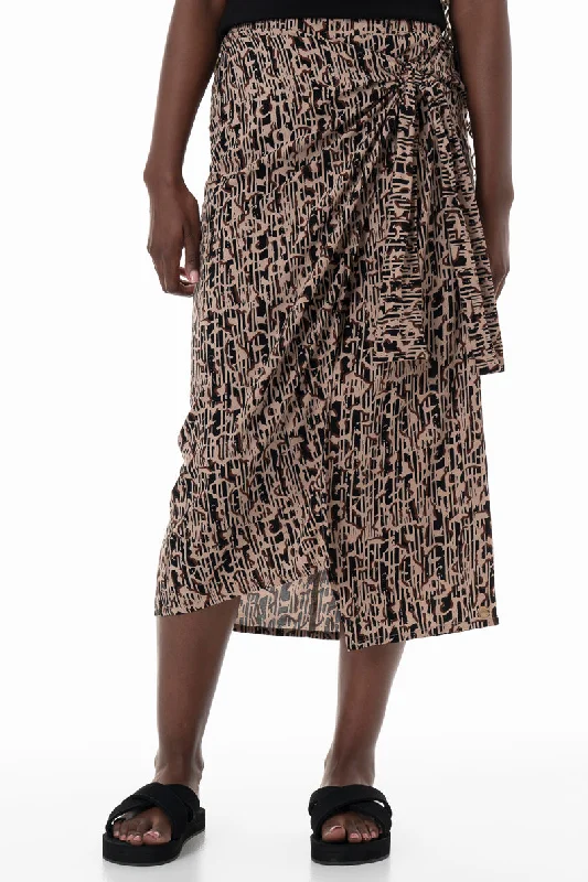 Sarong Skirt _ 153853 _ Taupe