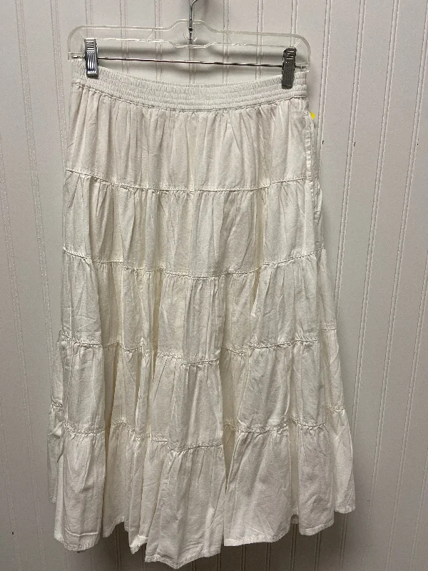 Skirt Maxi By Free People In White, Size: 4