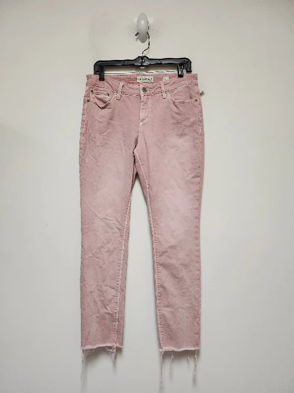 Pink Denim Jeans Skinny Lucky Brand, Size 6