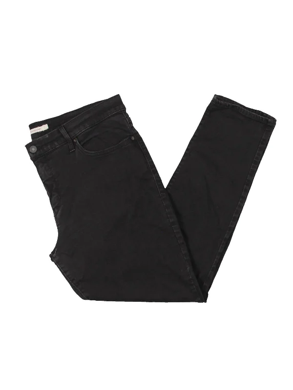 Plus Womens Mid Rise Shaping Skinny Jeans