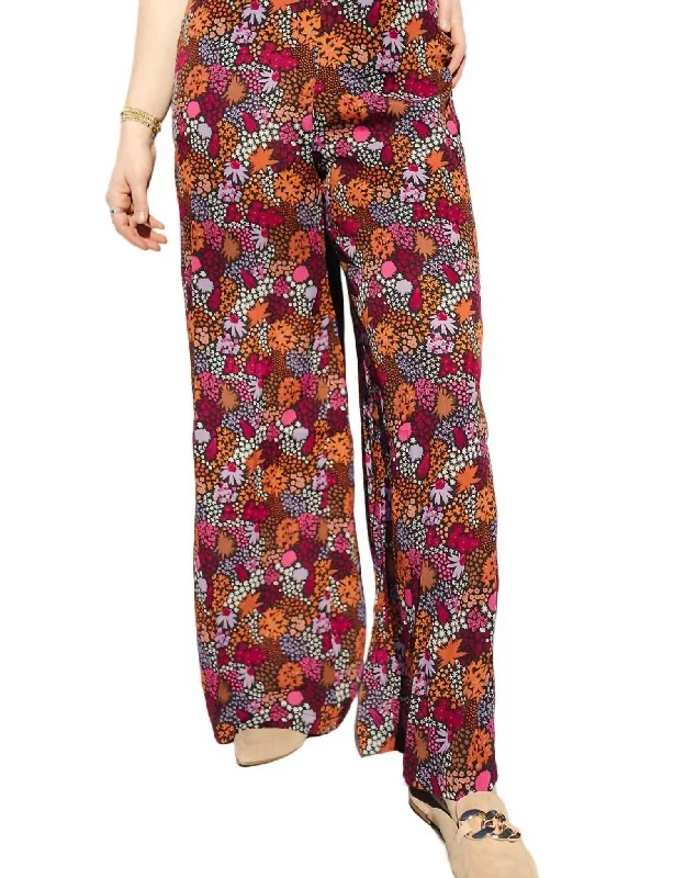 Flare Trouser Pant In Floral