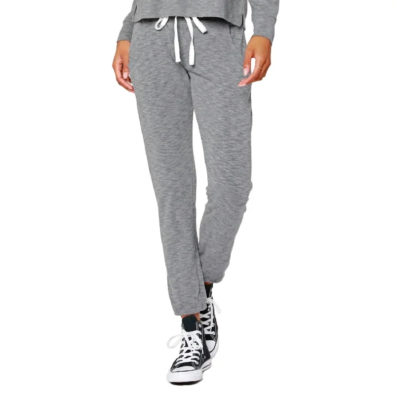 Jogger Sweatpants In Heather Grey