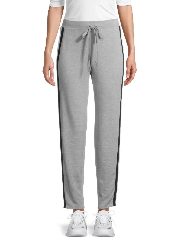 Porthole Fleece Pants In Fog