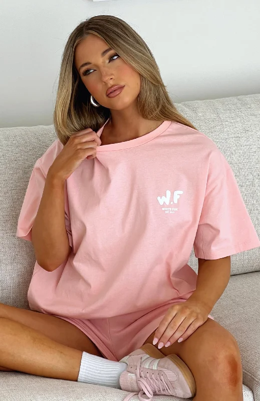 The New Standard Oversized Tee Pink