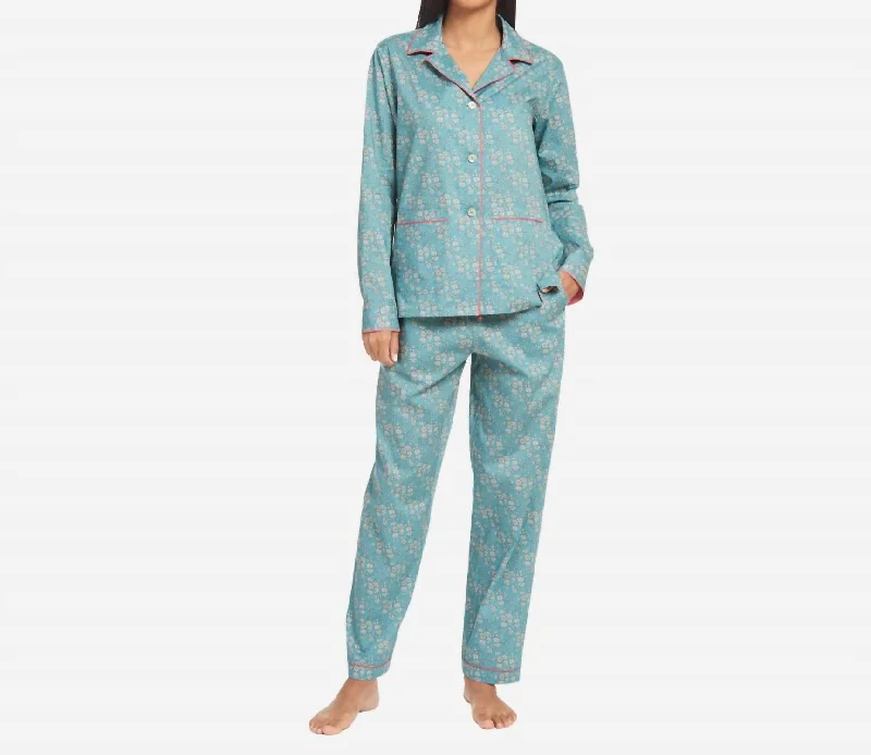 Ayla Liberty Print Pj Set In Capel