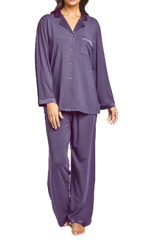 Love and Lustre 100% Modal Pyjama with Long Sleeve Top & Pant in Heron LL691 SALE