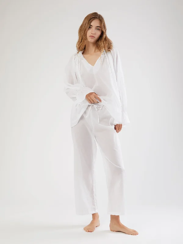 Malagasy cotton smocked pajama