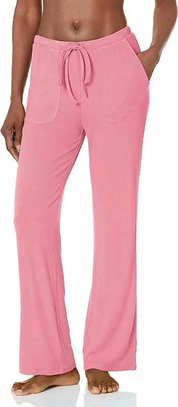 West Lounge Pant In Bubble Gum