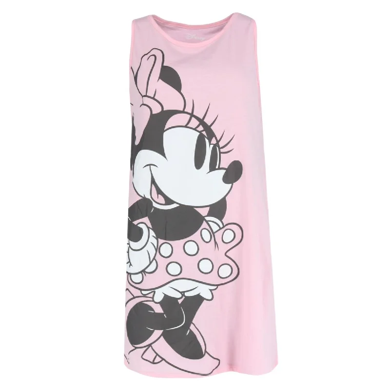 Women's Standing Minnie Mouse Sleeveless Sleep Shirt Gown